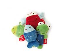 Lot de 4 Mini Peluches à Suspendre Animaux des Mers Sigimix