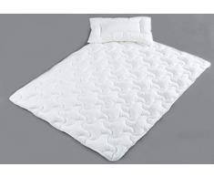 Urra J461-5006-00 Parure de lit pour enfant Bamboo 100/135+40/60 Blanc 1000 g