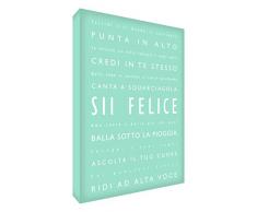 Tableau moderne 91 x 61 cm Vert menthe