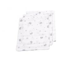 briljant Baby bb8715874061942 3 x Hydro philen gaze gant de toilette gris