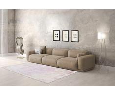 Lalee Tapis en Viscose Fait Main Vintage Boutique 902 Pink 90x160cm Dintérieur, Rose