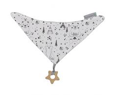 Chouchouette bavoir bébé avec jouet de dentition