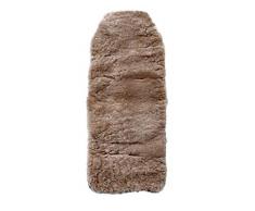 B.O.Z.Z 20-2006-8 Coussin de siège pour poussette avec fourrure dagneau Beige foncé