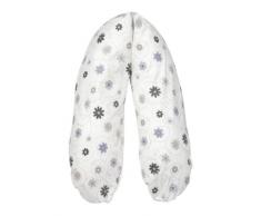 Flexofill 2008-1-532 - Coussin dallaitement avec housse - taille XL 190 x 40 cm - fleurs