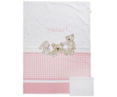 Italbaby Hello Maxi Parure de lit, Rose