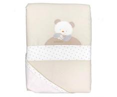 Andy & Helen 2/5012ed03 _ p piumotto Berceau extractible brodé, crème