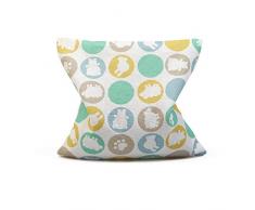 Grünspecht 675-V1 Oreiller bio en forme de pois pour animaux 12 x 12 cm