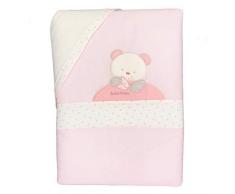 Andy & Helen 2/5012ed03 _ r piumotto Berceau extractible brodé, rose