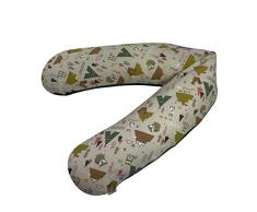 Joyfill 2008-2-5064 Flexofill Midi Coussin dallaitement et coussin de grossesse pour maman et bébé Multicolore