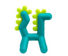 TOMY BOON - Anneau de Dentition pour Bébé GROWL, Jouet de Dentition pour Bébé 100% Silicone, Jeu pour Enfant en forme de dragon, Bleu et Vert, dès 6 Mois