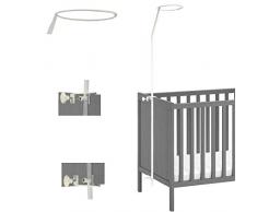 Looping Flèche de Lit Ronde Blanc