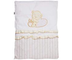 Italbaby Amour amovible Housse de couette pour berceau, Ivoire