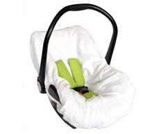 Looping Moustiquaire pour Poussette et//ou Landau et//ou Siege Auto Blanc Groupe 0+ 80x60cm