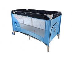 cosing C suspendu de 0141b Adam Lit de voyage avec matelas pour nouveau-né – Dolphin, bleu