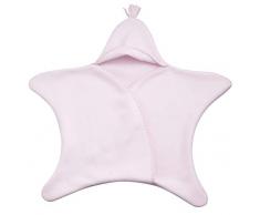 Filet AMP1630R Gigoteuse en Polaire Chaude Couverture en Forme détoile pour bébé Rose 190 g