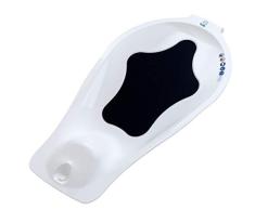 Rotho Babydesign Siège de Bain avec Tapis Antidérapant, 0-6 mois, TOP/TOP Xtra, Blanc, 205030001