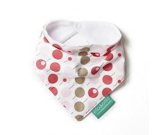 Ella & Otto Motif sucettes Bandana Bavoir (Rose)