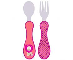 Lässig Wildlife Lion Paire Couvert en Inox 2 Pièces