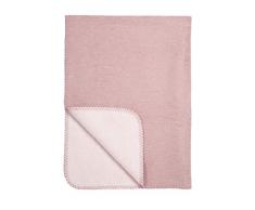 Meyco 1441016 Couverture pour bébé Rose vieilli 100 x 150 cm
