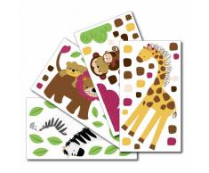 Stickers muraux repositionnables pour enfants agneaux et lierre Baby Luv