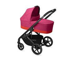 CYBEX Gold Poussette Combinée Balios S avec Nacelle Cot S, De la Naissance jusquà 17 kg (4 Ans Environ), Fancy Pink