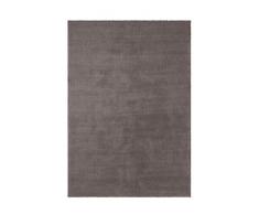 Lalee Tapis Velluto 400 Taupe 100% Polyester 080 x 150 cm, Marron, 80x150
