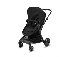 cbx Poussette Combinée 2-en-1 Bimisi Flex avec Siège Confort Réversible/Nacelle, Habillage pluie inclus, Dès la Naissance jusquà 15 kg, Smoky Anthracite