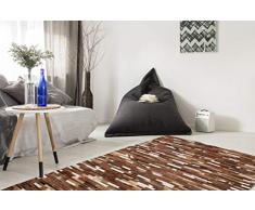 Lalee Tapis en Cuir Plat Patchwork 851 Beige 170x240cm Dintérieur