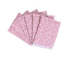 Babybay 100868 Tour de lit Ultrafresh en piqué Convient pour Le modèle Original, Framboise avec étoiles Blanches, Multi Color, Taille Unique