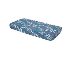 Lodger Drap-housse pour couffin Bleu 70 x 140 cm