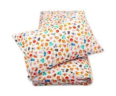 Pepi Leti 685843715436 Parure de lit pour enfant Motif ville des animaux Multicolore