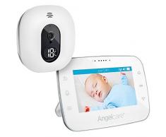 Angel Care a0310-DE0 A1011 Étagère Babyphone avec Vidéo Surveillance ac310 Écran de d/4.3, blanc