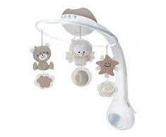 BKIDS France Veilleuse Mobile Douce Nuit 3 en 1 Blanc