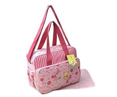 GMMH 2pièces sac à langer Entretien Sacoche Sac à langer bébé rose de sélection de couleurs 2120