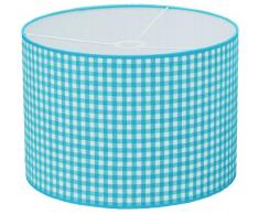 Taftan Suspension Gros carreaux turquoise (35 cm de diamètre) - turquoise