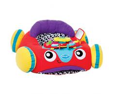 Playgro Voiture en Peluche avec Volant, Musique et Effets Lumineux, À partir de 6 mois, Music and Lights Comfy Car, Multicolore, 40191