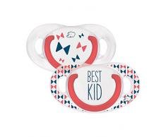 bébé confort Rebel Rules Best Kid Set de 2 Sucettes Natural Physio en Silicone 6/18 Mois
