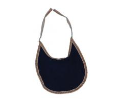 Smafolk Bavoir avec bavoir unie couleur bleu marine Taille S