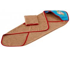 PMP Coffret Sortie de Bain Brodée + Gant Gaston Le Hiboux Multicolore