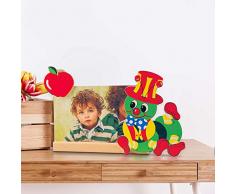 Dida - Cadre Photo Bois Enfant – Chenille Pomme - Cadre pour Photo Horizontale