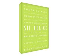 Feel Good Art Tableau Moderne 91 x 61 cm Verde Limone