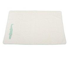 David Fussenegger 1165405 MILA Couverture pour bébé avec bâton Blanc 400 g