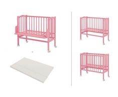 ComfortBaby 00082001-00RO Plus Lit dappoint 2 en 1 Rose