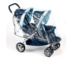 Purement Forêt Housse de pluie pour poussette double 003239 G -