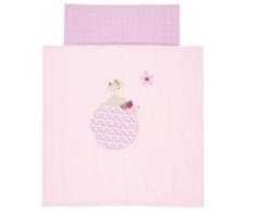 Nattou Manon et Alizee Parure de lit 80 x 80 cm avec taie doreiller 40 x 60 cm 174527, coton