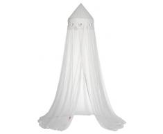 Taftan Ciel de Lit Coeur blanc - Blanc / argenté