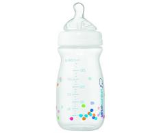 Bébé Confort Biberon Natural Comfort PP 240 ml Blanc + Tétine Silicone Natural Comfort T1 Débit Moyen