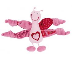 sigikid 49897 fille, hochet en tissu papillon, rose