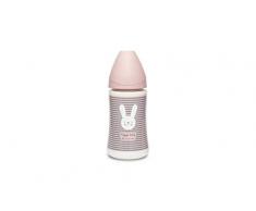 Suavinex Biberon Tetine Ronde Débit 3 Vitesses Raye Rose 270 ml 1 Unité 306691