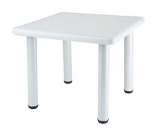 Table Enfant Bieco - Gris glacé - Table pour Enfant de 1 à 8 Ans - Table Enfant denviron 62x 62x 52cm - Hauteur réglable - Table de Dessin pour Enfants - Table de Jardin - Table de Chambre denfant